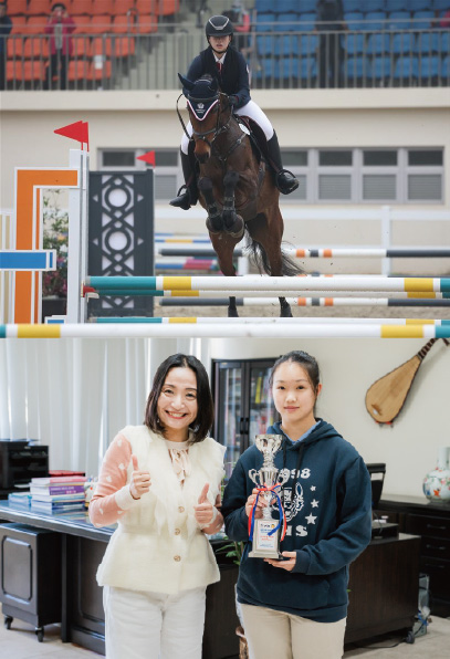 2025亞洲盃少年馬術賽 華中國際部張爰爰勇奪季軍